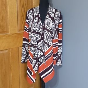 Knox Rose Boho Flowy Open Front Cardigan